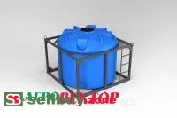 Емкость TR 4500 литров в обрешетке